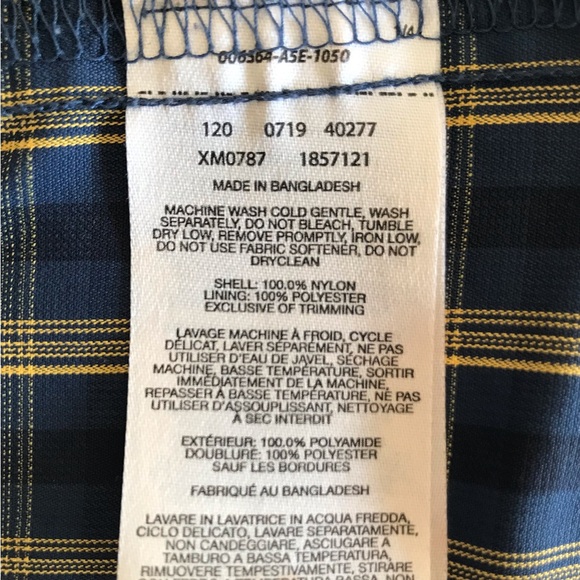 Columbia Men's Omni Shade Button Down Vented Shirt / Windbreaker M Blue / Yellow - Picture 15 of 16